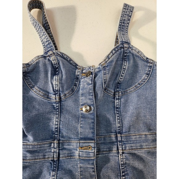 Dividend Blue Jean Overall For Women's - Picture 2 of 9